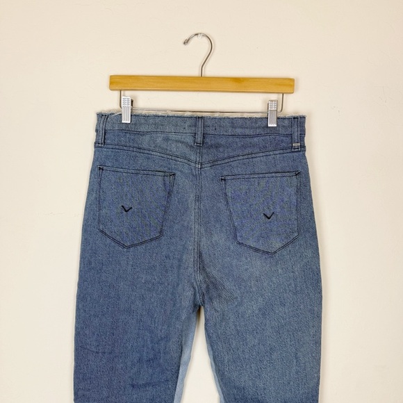 Hudson Jeans Womens Holly High Rise Straight Crop Frayed Hem Grommets - Picture 5 of 13